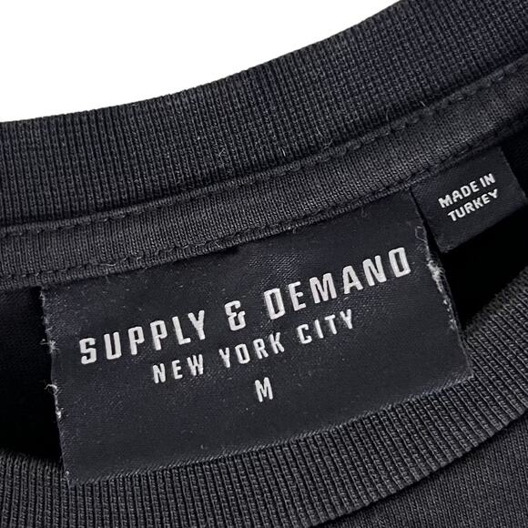 Supply & Demand Brooker Graphic Tee Black Doberman T-Shirt Size M - Picture 4 of 5